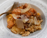 Foto del paso 7 de la receta: Huevos revueltos con salmón marinado a la plancha