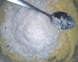 A picture of step 9 of Basbousa, Sweet Indian desert.