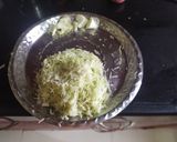 A picture of step 1 of Lauki ka Halwa.