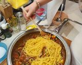 Színpompás zöldséges spagetti recept fázis 4 fotója