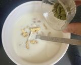 A picture of step 1 of Makhana Chia PuddingSuper Easy & Healthy Vegan Pudding.