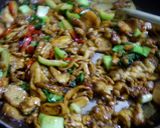 Foto langkah ke 5 dari resep Nasi Gila Seafood.