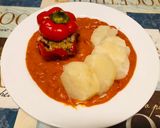 Sütőben sült töltött paprika recept fázis 5 fotója