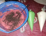 Foto langkah ke 3 dari resep Bolu kukus semangka.