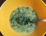 A picture of step 4 of Spinach Mushroom Omelette.