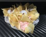 A picture of step 3 of Tofu Skin Shumai.