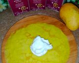A picture of step 6 of Mango Crepe Cake 🥭.