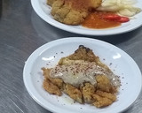 Foto del paso 2 de la receta: Milanesa de Berenjena con verduras asadas  y Emulsión de Berenjenas