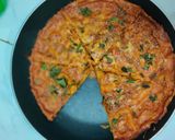 A picture of step 9 of Veg lasagna.