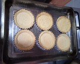 Foto del paso 3 de la receta: Tarteletas de crema pastelera, dulce de leche, almendras, coco y chocolate