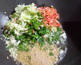 A picture of step 5 of Veg Manchurian and Fried Rice.