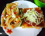 A picture of step 6 of Spinach & Veggie stuffed Momo Sandwich.