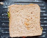 A picture of step 4 of Grilled Maggi Egg Toast.