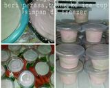 Foto langkah ke 3 dari resep Ice cream chocolate strobery.