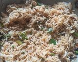 A picture of step 3 of Tomato rice.
