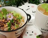 Hình bước làm 6 của món Phở trộn bò băm