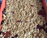 Pas rețetă Crumble- 🥭🍑🍇🍎🍊 3 fotografie