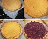 Foto del paso 5 de la receta Tarta de queso con base de galletas y cobertura de cerezas 🍒 (cheesecake)