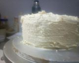 A picture of step 13 of Vanilla chocolate checker board cake.