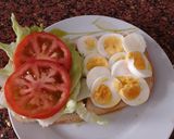Foto del paso 2 de la receta Sándwich Vegetal de Huevo