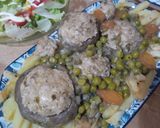 صورة لخطوة 3 من وصفة دولمة قرنون بالجلبانة😋