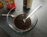 A picture of step 1 of Mongolian Chicken.