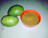 A picture of step 8 of Mango Uduku Pachadi.