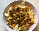 Pikk-pakk pipi saláta recept fázis 4 fotója