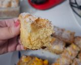 Pas rețetă Pandișpan cu cocos și piersici🥮🥧🥭 11 fotografie