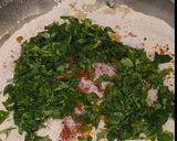A picture of step 2 of Methi masala Puri.