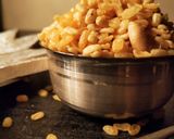 A picture of step 4 of Moong dal snack.