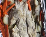 Foto del paso 3 de la receta: Pollo al horno con papas y Zanahorias