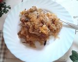 Burgonyás káposztaágyon sült császárszalonna recept fázis 7 fotója