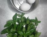 麻油九層塔蛋酒湯(簡單料理)的食譜步驟1照片