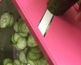 A picture of step 1 of Japanese Cucumber Squeeze Salad.