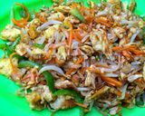 Foto langkah ke 5 dari resep Cah Toge Telur Pedas.