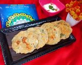 A picture of step 8 of Low-Oil Crispy Samak Rice Cheela for Fasting.