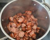 Une image de l'étape 3 de Rougail de saucisses.