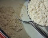 A picture of step 4 of Mulberry Ice cream with fresh cream.