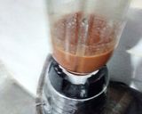 A picture of step 1 of Guajillo Enfrijoladas by the Correa Family.