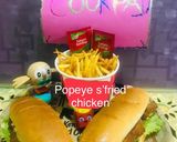 A picture of step 7 of Popoye s’fried /baked chicken hub(long buns).