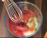 A picture of step 1 of Beetroot balls.