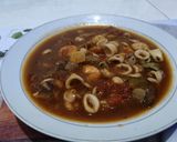 Foto langkah ke 6 dari resep Cumi udang asam manis pedas.