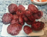 Foto del paso 4 de la receta: Pavo y longaniza en cama dulce. Bychusmi. #tapa