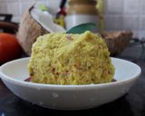 A picture of step 3 of Mango Ginger Thuvaiyal.