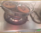 A picture of step 3 of Chocolate Idli.
