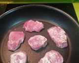 Foto del paso 4 de la receta Solomillo de cerdo con salsa de champiñones
