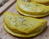 Une image de l'étape 5 de 🌿''Mini omelette'' au tofu soyeux et chèvre (sans oeuf).