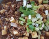 Foto langkah ke 7 dari resep #GA2 Mun Tahu Daging Sapi Cincang (Mapo Tahu Daging Cincang).
