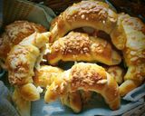 Sajtos kifli 🥖🥐🧀kelesztés nélkül ☕🫖 recept fázis 7 fotója